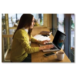 3M Bright Screen Privacy Filter for 14 in. Full Screen Widescreen 16:10 Aspect Ratio Fits Laptop/2-in-1