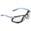 3M CCS plus1.5 Diopter Strength Protective Eyewear with Foam Gasket - Blue Plastic Frame, Clear Polycarbonate Lens
