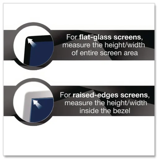 3M Frameless Blackout Privacy Filter for 17 in. Flat Panel Monitor