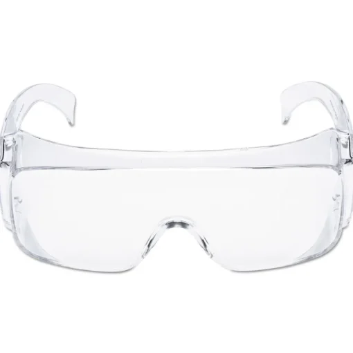 3M Tour Guard V Safety Glasses - One Size Fits Most, Clear Frame/Lens (20/Box)