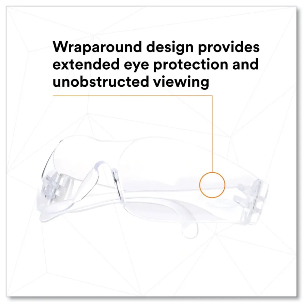 3M Virtua Polycarbonate Protective Eyewear - Clear