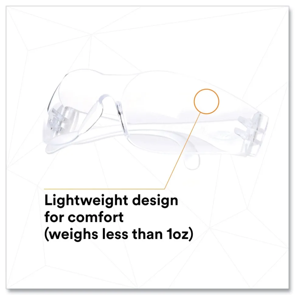 3M Virtua Polycarbonate Protective Eyewear - Clear