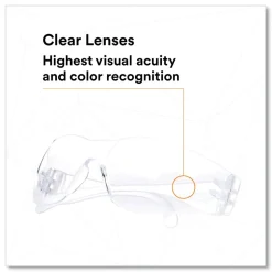 3M Virtua Polycarbonate Protective Eyewear - Clear