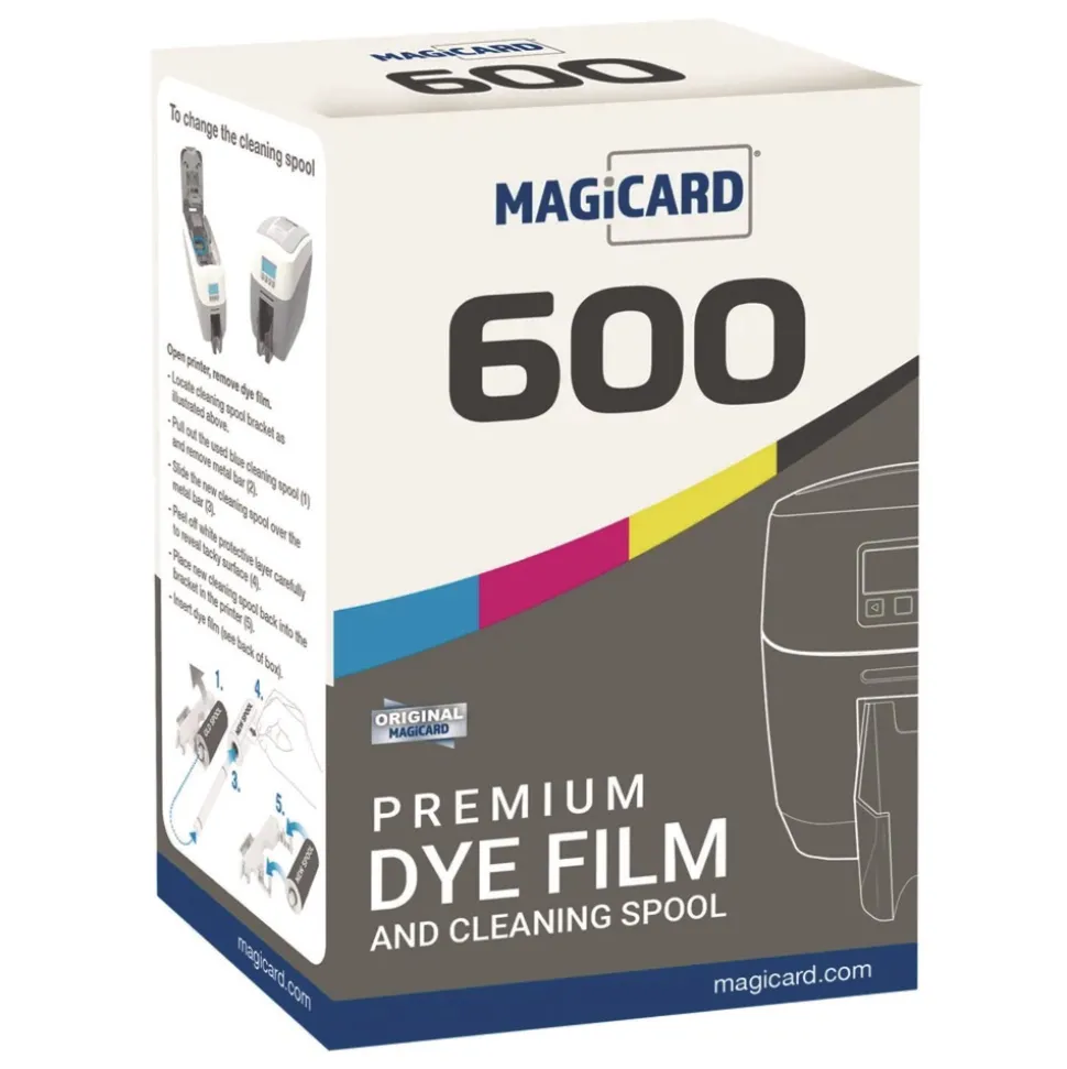 Magicard MB300YMCKO/2 Color Ribbon - Black/Cyan/Magenta/Yellow/Topcoat Protective Layer
