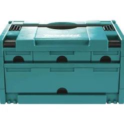 Makita MAKPAC 8-1/2 in. x 15-1/2 in. x 11-5/8 in. 4 Drawer Interlocking Case