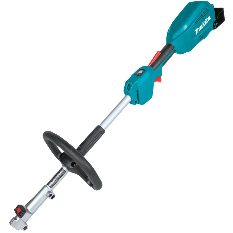 Makita 18V LXT Cordless Couple Shaft Power Head with 13 in. String Trimmer Attachment and 6‑5/16 in. Cordless Grass Shear Bundle
