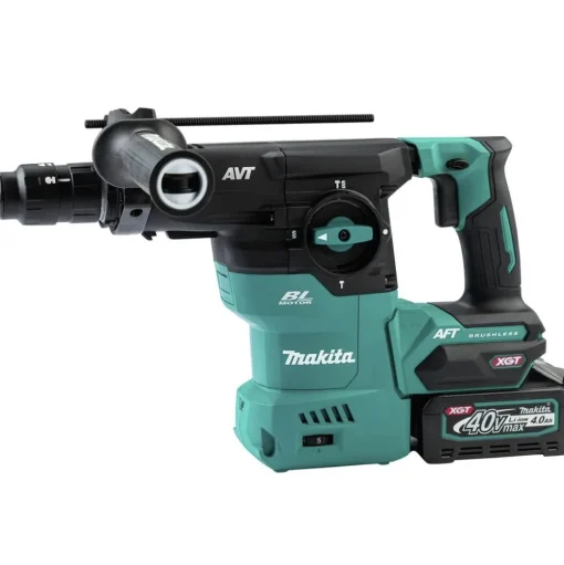 Makita 40V max XGT 1‑3/16 in. SDS‑Plus Rotary Hammer Kit with Interchangeable Chuck and 4‑1/2 in. / 5 in. Angle Grinder with Electric Brake Virtual Bundle