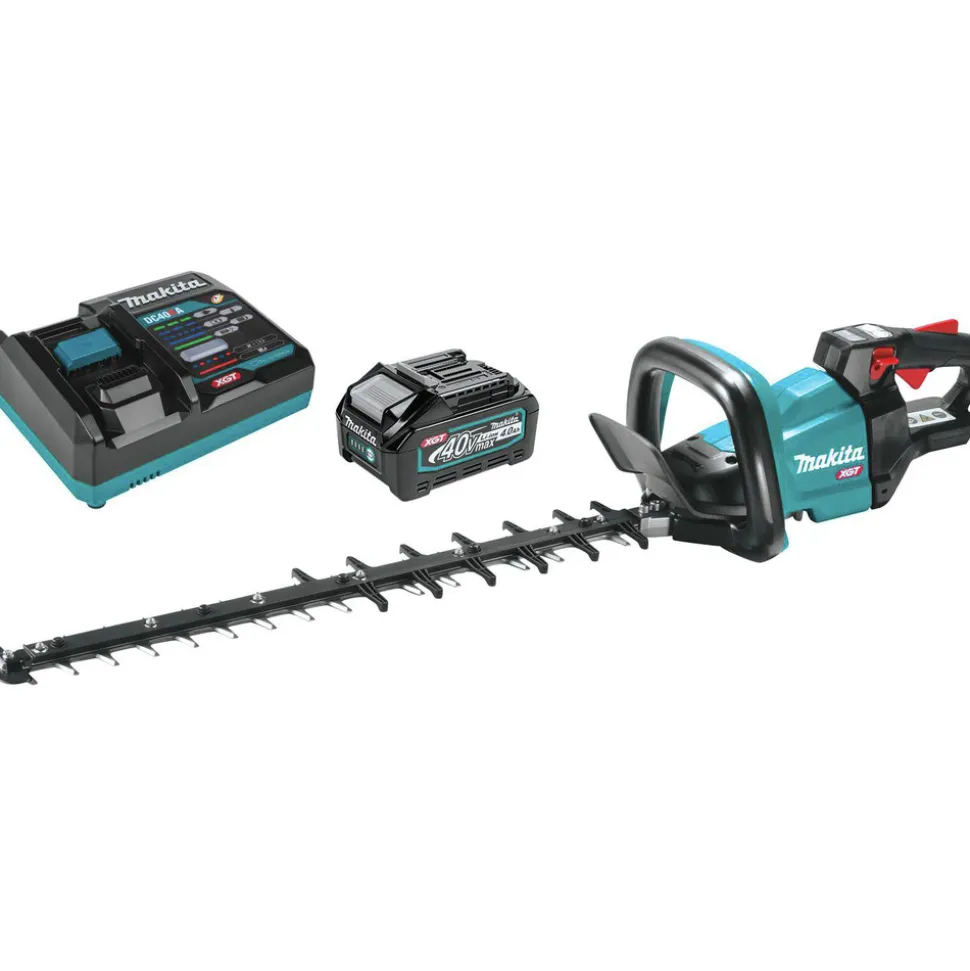 Makita 40V max XGT Brushless Lithium-Ion 24 in. Cordless Rough Cut Hedge Trimmer Kit (4 Ah)
