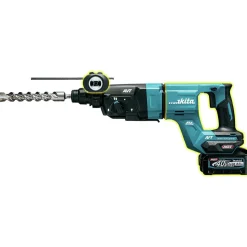 Makita 40V max XGT Brushless Lithium-Ion 1-1/8 in. Cordless AFT/AWS Capable Accepts SDS-PLUS Bits AVT D-Handle Rotary Hammer Kit (4 Ah)