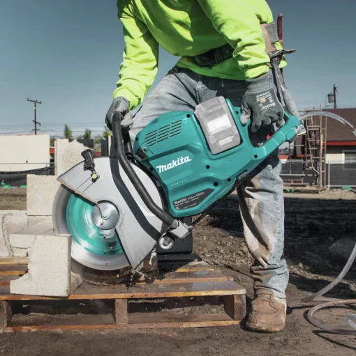 Makita 80V max XGT (40V max X2) Brushless Lithium-Ion 14 in. Cordless AFT Power Cutter with Electric Brake (Tool Only)