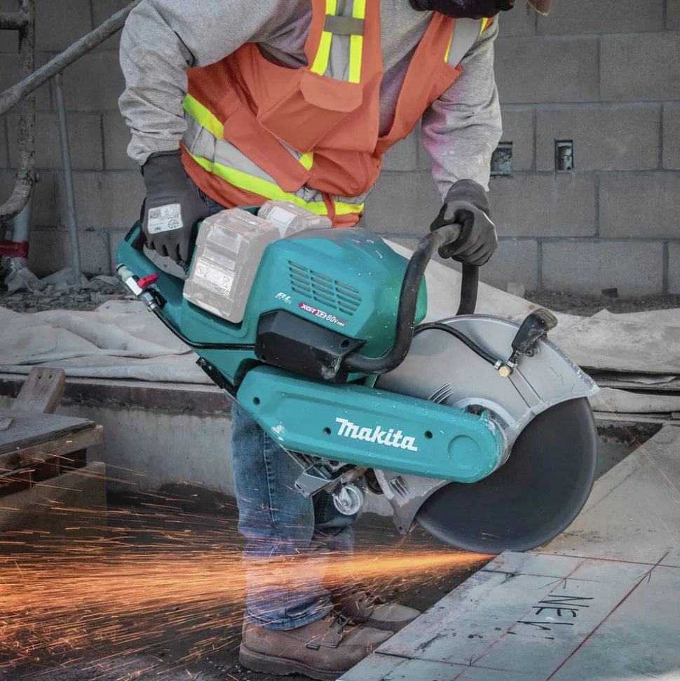 Makita 80V max XGT (40V max X2) Brushless Lithium-Ion 14 in. Cordless AFT Power Cutter with Electric Brake (Tool Only)