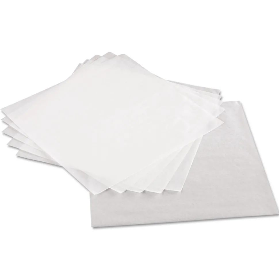 Marcal 15 in. x 15 in. Deli Wrap Dry Waxed Paper Flat Sheets - White (3000/Carton)