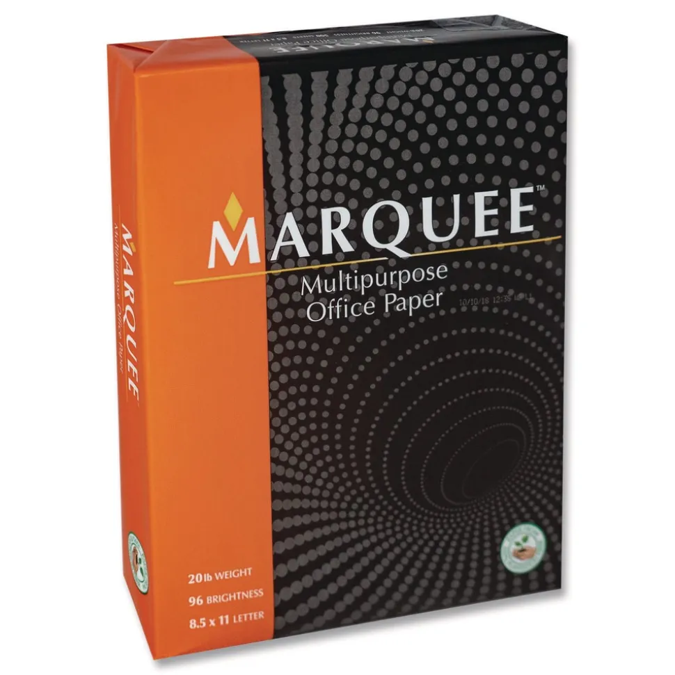 Marquee 8.5 in. x 11 in. 20 lb Bond Weight Multipurpose Office Paper - White (1-Pallet)