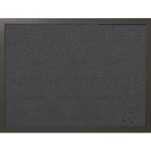 MasterVision 24 in. x 18 in. Designer Fabric Bulletin Board - Black