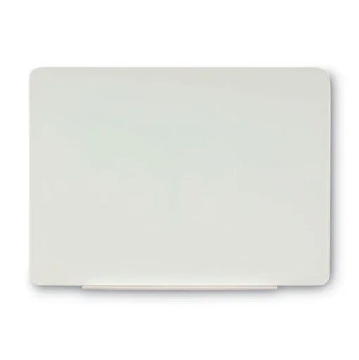 MasterVision 36 in. x 24 in. Magnetic Glass Dry Erase Board - Opaque White