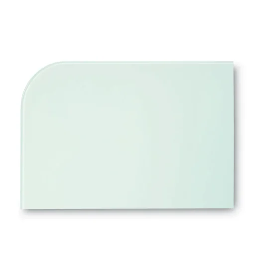MasterVision 36 in. x 24 in. Magnetic Glass Dry Erase Board - Opaque White