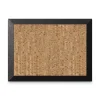 MasterVision 36 in. x 24 in. Natural Cork Bulletin Board - Tan Surface/Black Wood Frame