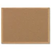 MasterVision 36 in. x 24 in. Wood Frame Earth Cork Board - Tan/Oak