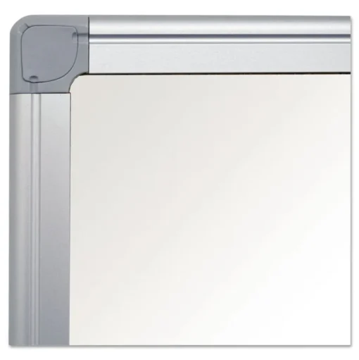 MasterVision Earth Silver 24 in. x 18 in. Easy Clean Dry Erase Boards - White Surface/Satin Aluminum Frame