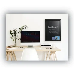 MasterVision Kamashi 36 in. x 24 in. Wood Frame Chalk Board - Black