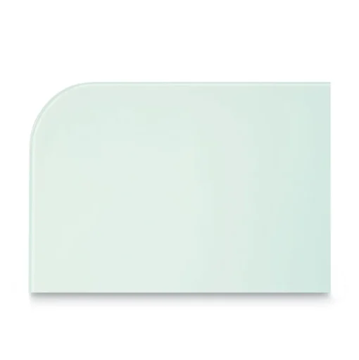 MasterVision Lago 48 in. x 36 in. Magnetic Glass Dry Erase Board - Opaque White