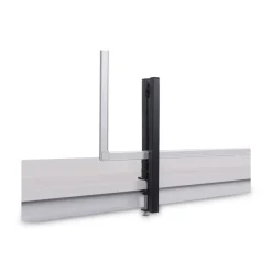 MasterVision Protector Series 35.4 in. x 0.16 in. x 23.6 in. Glass Aluminum Desktop Divider - Clear (1/Carton)