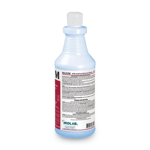 Maxim 32 oz. Bottle Safe-to-Ship AFBC Acid-Free Restroom Cleaner - Fresh Scent (6/Carton)