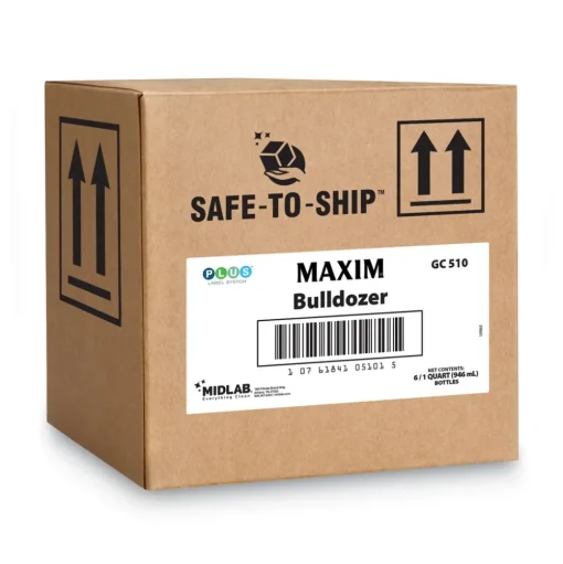 Maxim Bulldozer 32 oz. Safe-to-Ship Cleaner/Degreaser RTU - Lemon Scent (6/Carton)