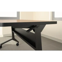 Mayline 46.88 in. x 21.25 in. x 27.88 in. Flip-n-Go Table Base - Black
