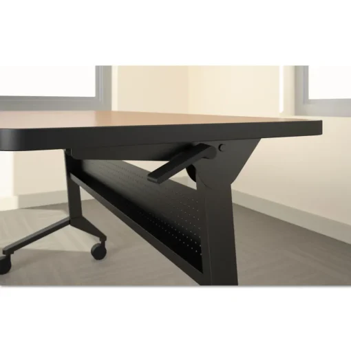 Mayline 46.88 in. x 21.25 in. x 27.88 in. Flip-n-Go Table Base - Black