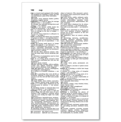 Merriam Webster 832 Pages Paperback Thesaurus