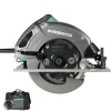 Metabo HPT C7SB3M 15 Amp Single Bevel 7-1/4 in. Corded Circular Saw with Blower Function, and Aluminum Die Cast Base