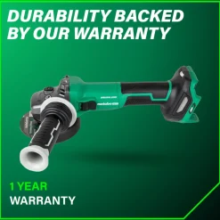 Metabo HPT G3612DVEQ6M 36V MultiVolt Lithium-Ion Brushless Variable Speed Slide Switch 4-1/2 in. Disc Angle Grinder (Tool Only)