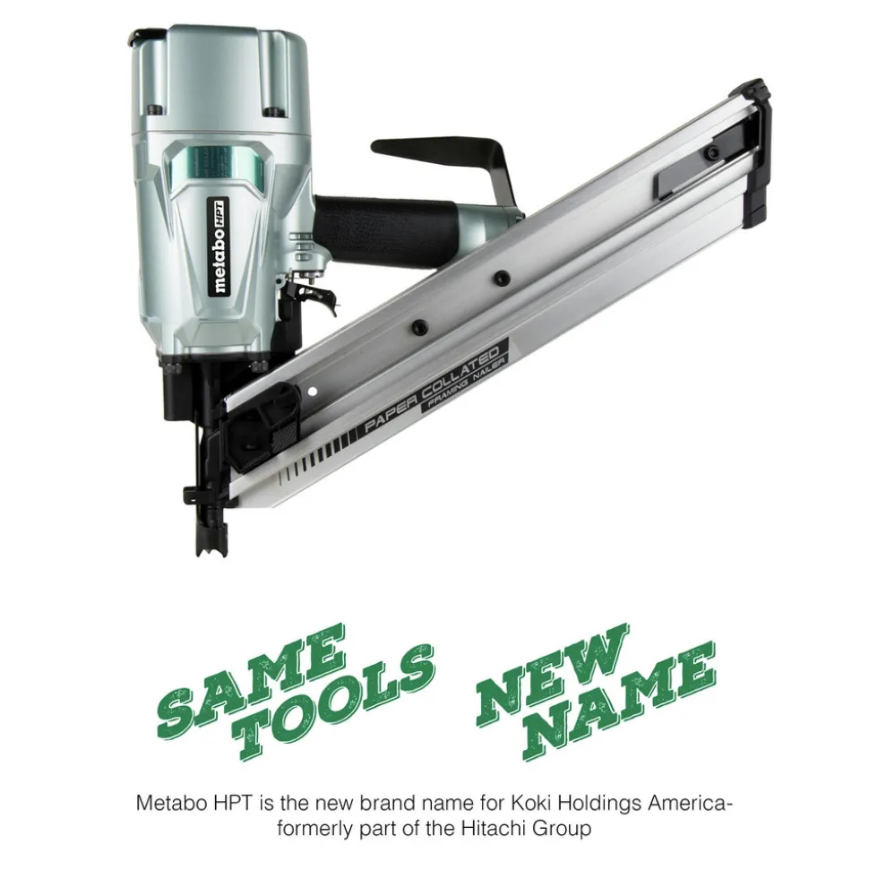 Metabo HPT NR83AA5M 3-1/4 in. Paper Strip Framing Nailer