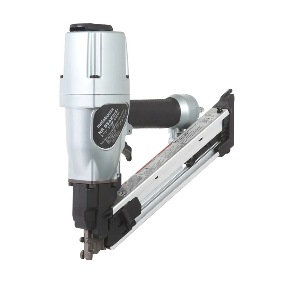 Metabo HPT NR65AK2SM 36-Degree 2-1/2 in. Strap-Tite Fastening System Metal Connector Strip Nailer with Short Magazine