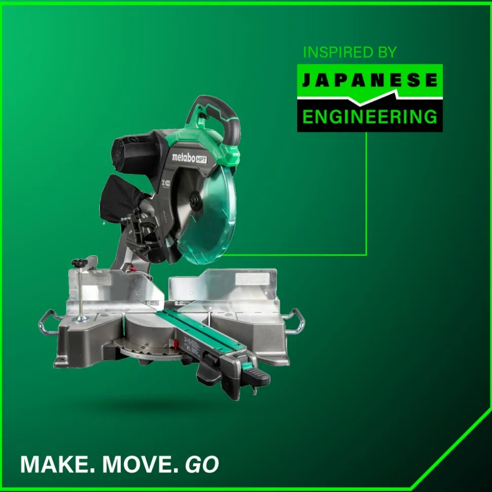Metabo HPT 120V 15 Amp 12 in. Corded Dual Bevel Sliding Miter Saw