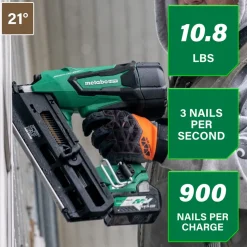 Metabo HPT 36V MultiVolt 3-1/2 in. Cordless Framing Nailer Kit (2.5 Ah)
