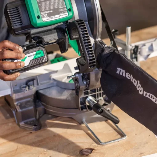 Metabo HPT 18V MultiVolt Brushless Lithium-Ion 10 in. Cordless Single Bevel Miter Saw (Tool Only)