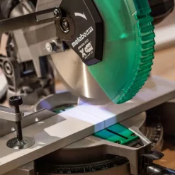 Metabo HPT 18V MultiVolt Brushless Lithium-Ion 10 in. Cordless Single Bevel Miter Saw Kit (5 Ah)