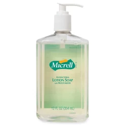 MICRELL 12 oz. Pump Bottle Antibacterial Lotion Soap - Light Scent (12/Carton)