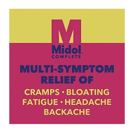 Midol Complete Menstrual Caplets 2/Pack 30 Packs/Box