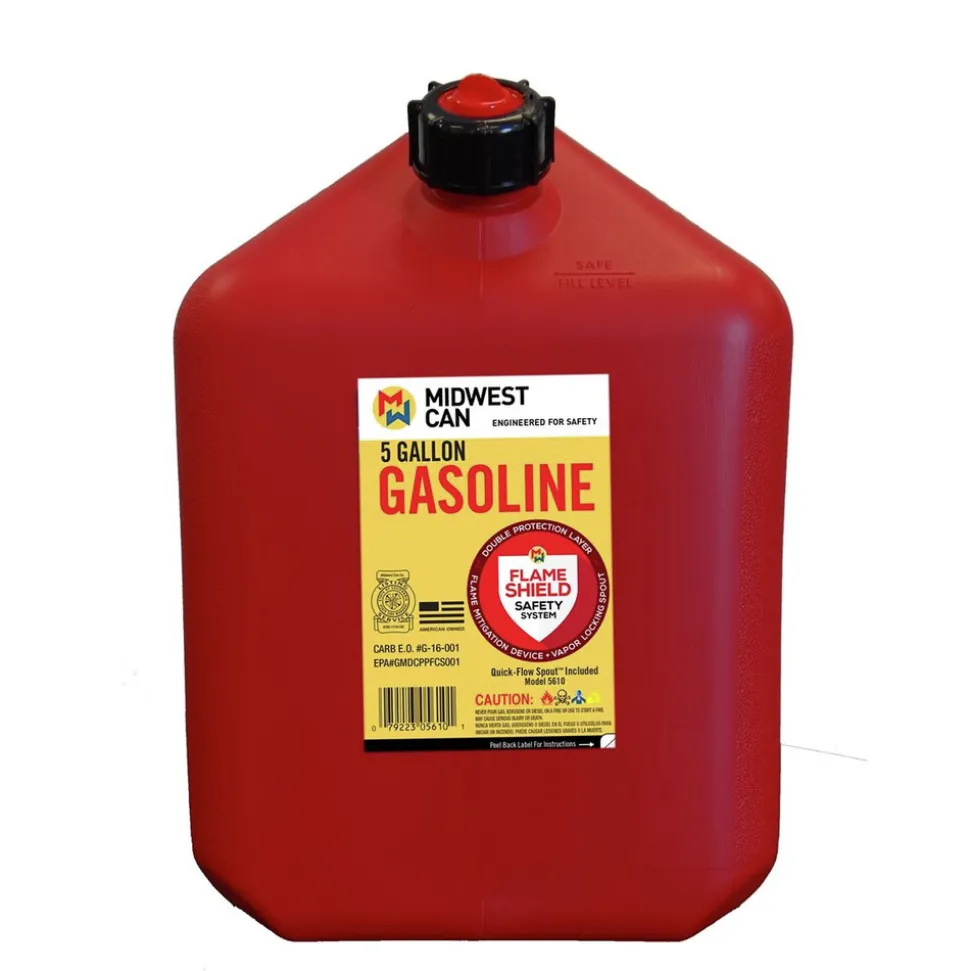 Midwest Can 5 Gallon FMD Gas Can