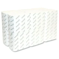 Morcon Paper Valay 6.5 in. x 8.25 in. 2-Ply Interfolded Napkins - White (6000/Carton)