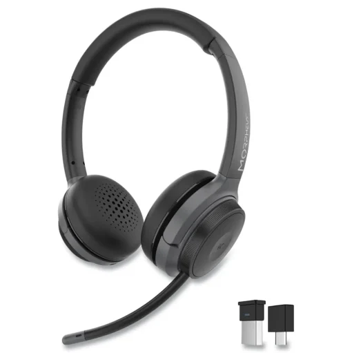 Morpheus 360 Advantage Wireless Stereo Headset with Detachable Boom Microphone