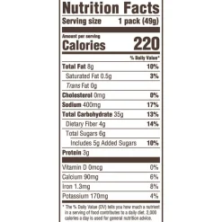Nabisco 1.75 oz. Bag Wheat Thins Toasted Veggie Chips (60/Carton)