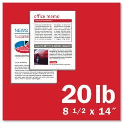 Navigator 97 Bright 20 lbs. Bond Weight 8.5 in. x 14 in. Premium Multipurpose Copy Paper - White (10/Carton)