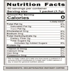 Nescafe 11005994 0.06 oz Taster's Choice Stick Pack - Decaf (480/Carton)