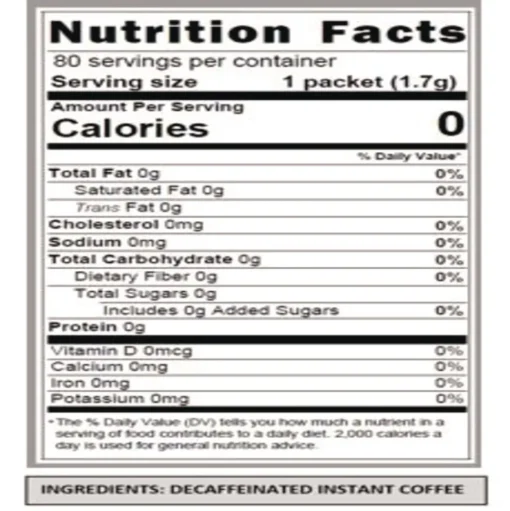 Nescafe 11005994 0.06 oz Taster's Choice Stick Pack - Decaf (480/Carton)