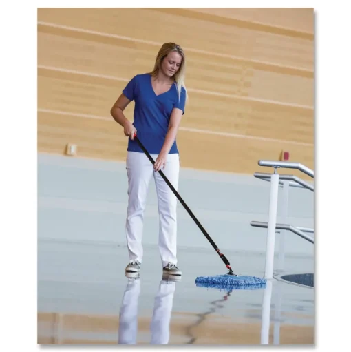 Nexstep Commercial Products MaxiTwist Microfiber Dust Mops, Microfiber, 24-in x 5-in, Blue