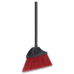 Nexstep Commercial Products MaxiPlus Angle Broom, 56-in Overall Length, Red/Black
